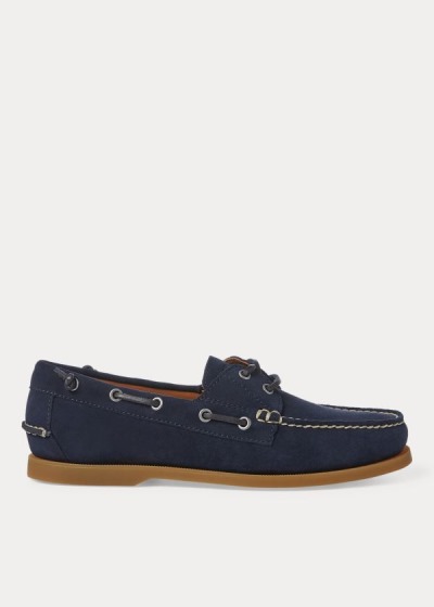 Men's Polo Ralph Lauren Merton Suede Boat Shoes | 709625WCY